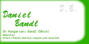daniel bandl business card